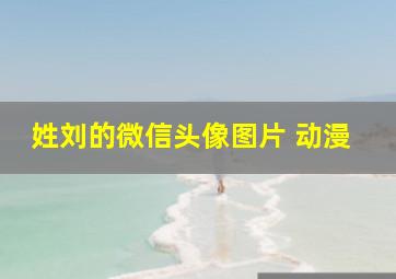 姓刘的微信头像图片 动漫